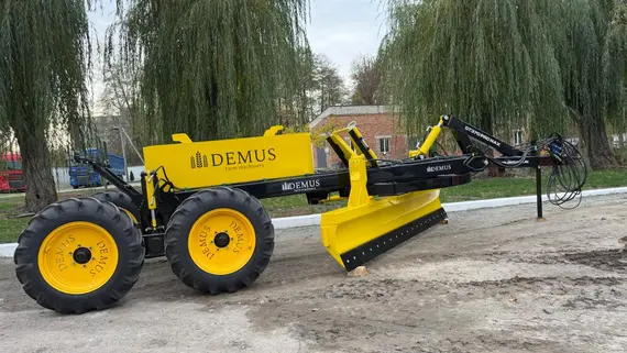 Причіпний грейдер DEMUS GT370 PRO MAX