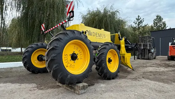 Причіпний грейдер DEMUS GT370 PRO MAX