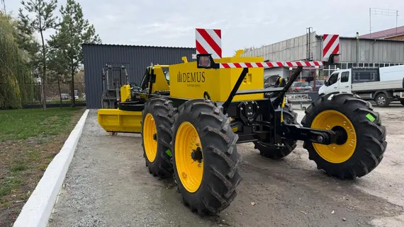 Причіпний грейдер DEMUS GT370 PRO MAX